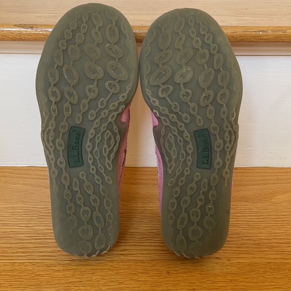 L.L. Bean pink suede sneakers - Picture 3 of 5